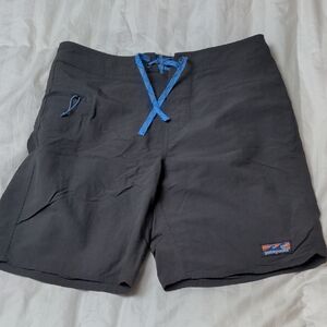 Patagonia Men's Gray Surf Board Swim Shorts